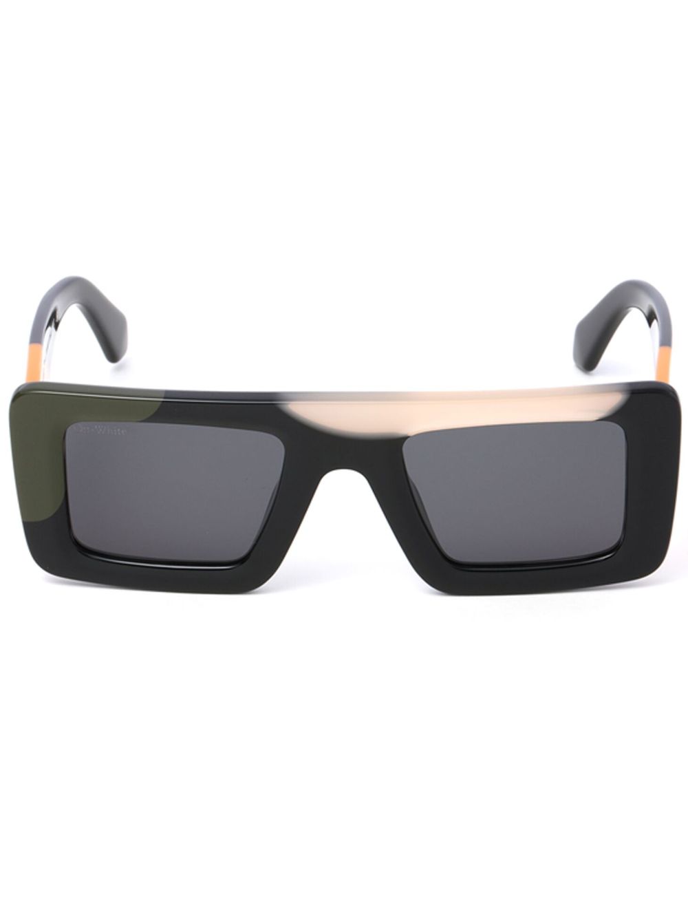 Off-White Eyewear Seattle 方框太阳眼镜 - 黑色