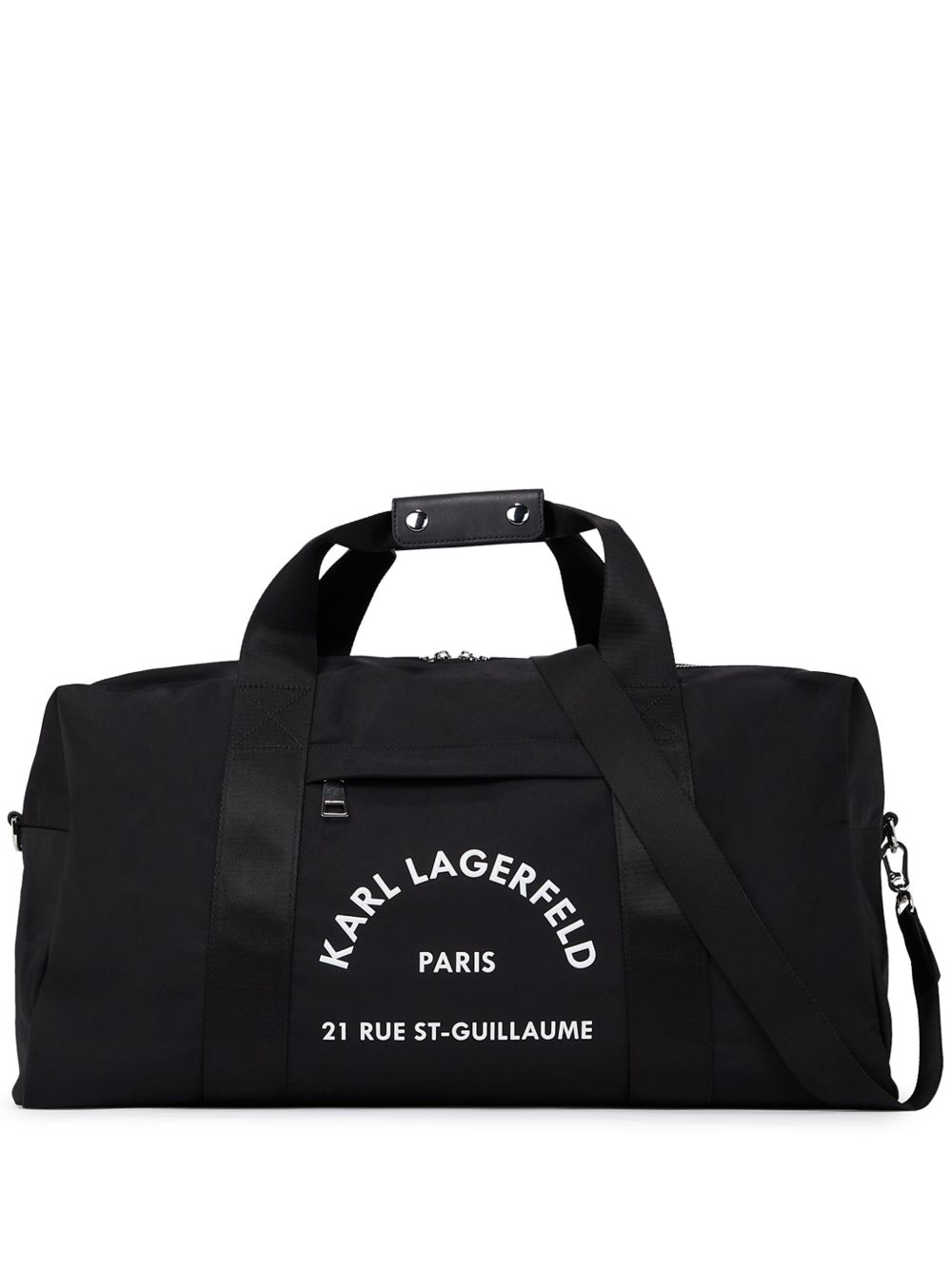 Karl Lagerfeld Rue St-Guillaume 旅行包 - 黑色