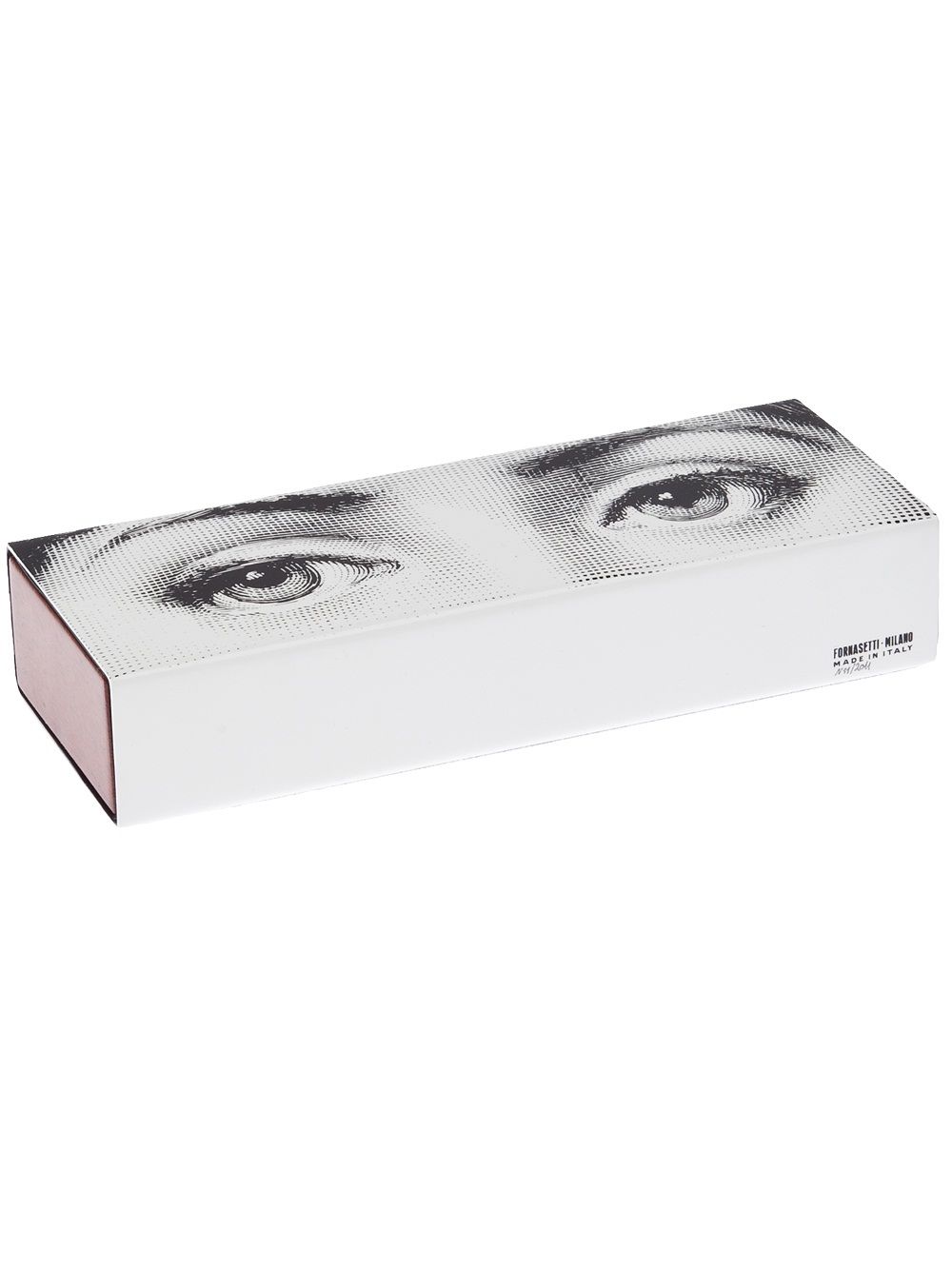 Fornasetti 插画印花木盒 - 黑色