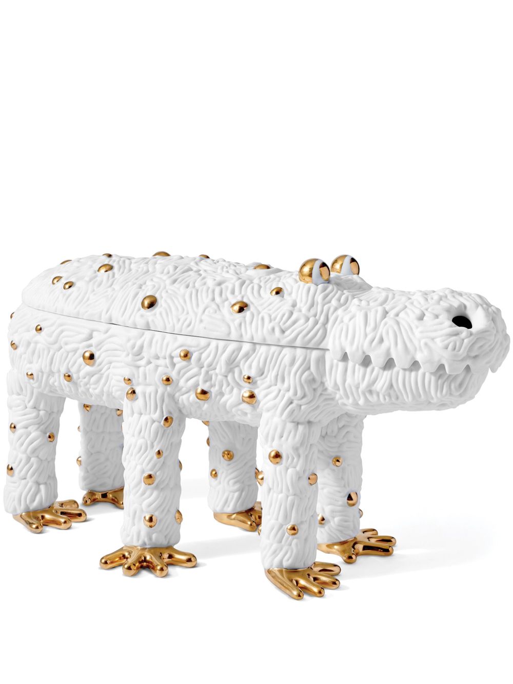 L'Objet x Haas Brothers Pedro The Croc 收纳盒 - 白色