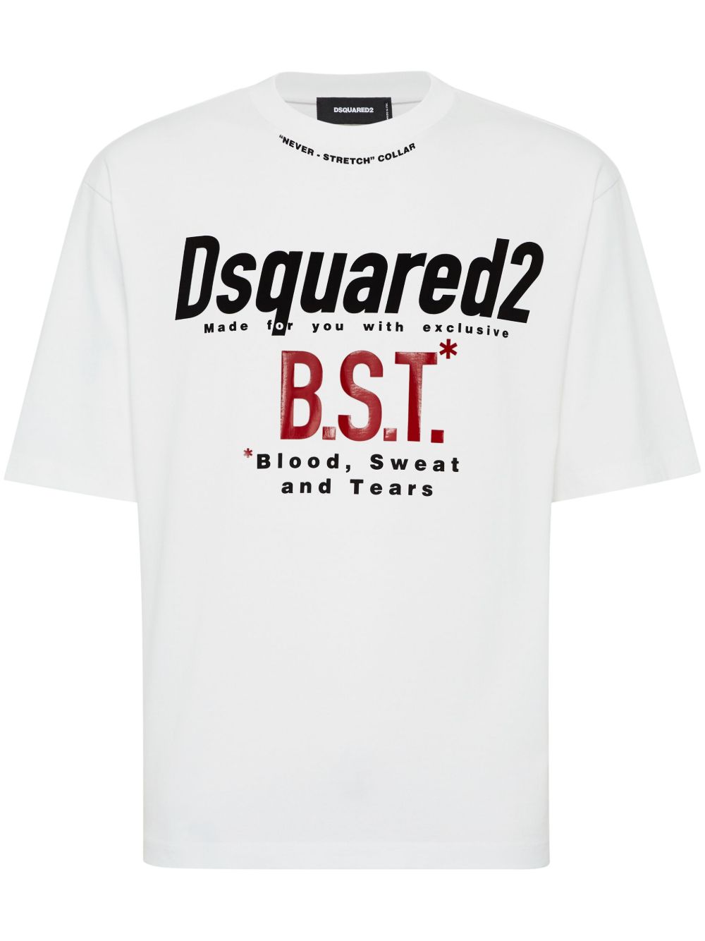 DSQUARED2 Blood Sweat Tears T恤 - 白色