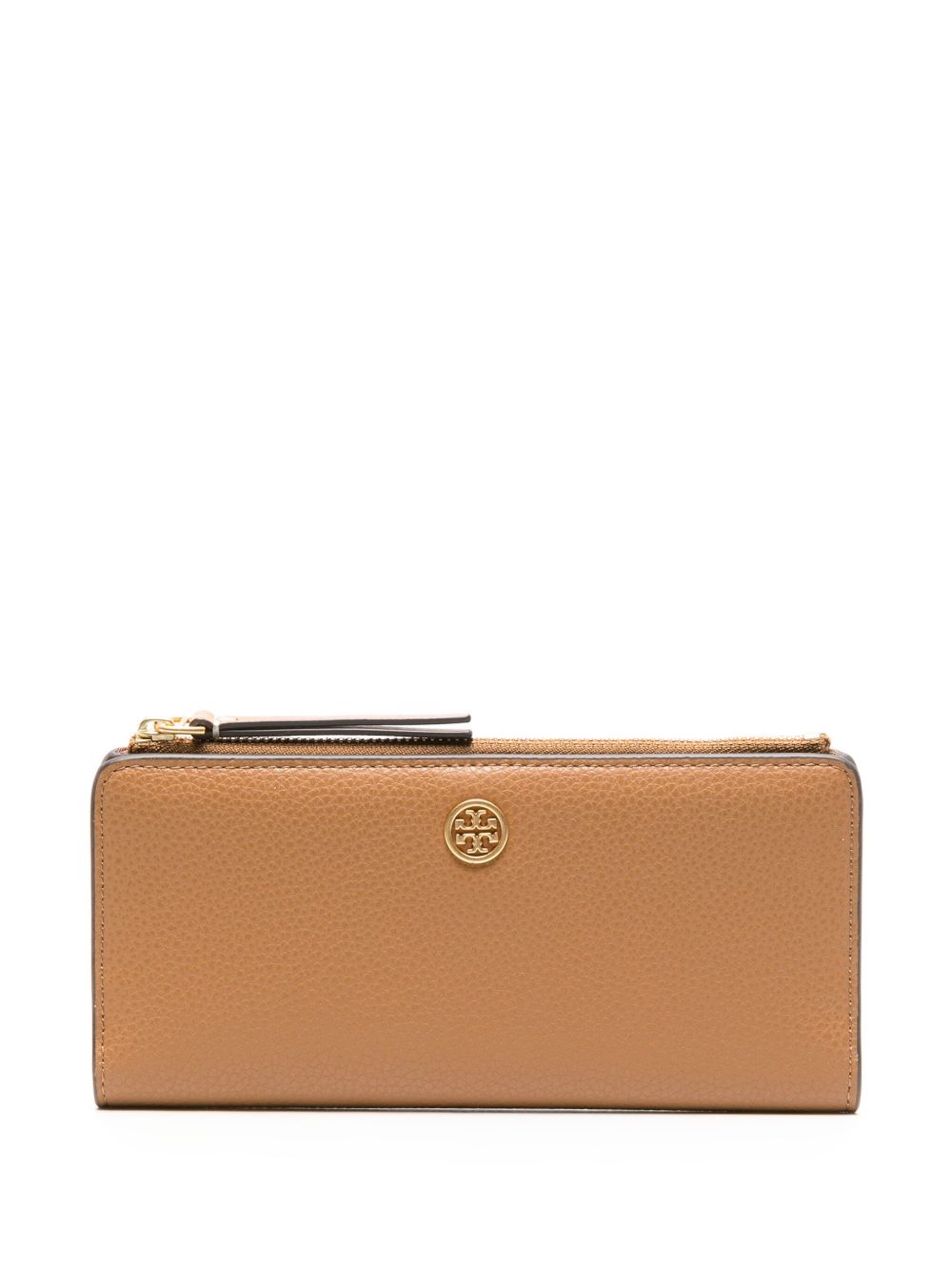 Tory Burch 双 T 皮质钱包 - 中性色