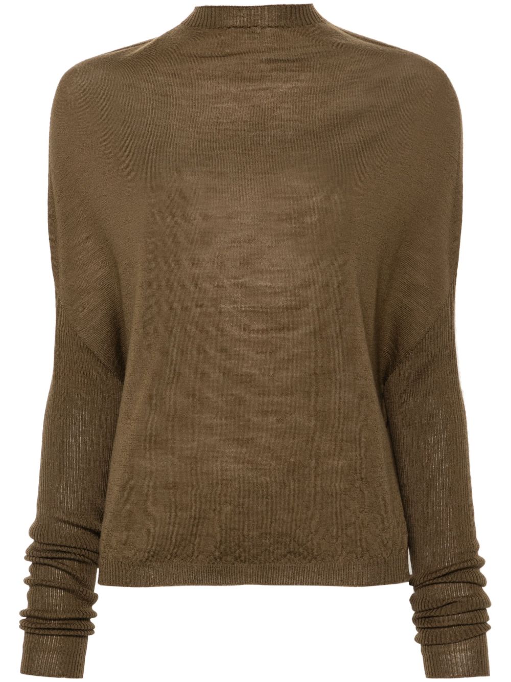 Rick Owens Crater 毛衣 - 褐色