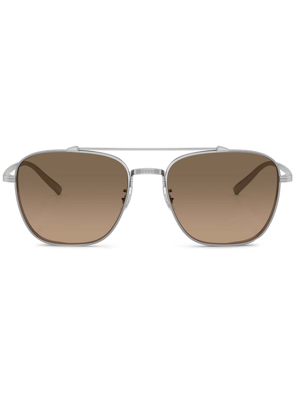 Oliver Peoples Avison 方框太阳眼镜 - 银色