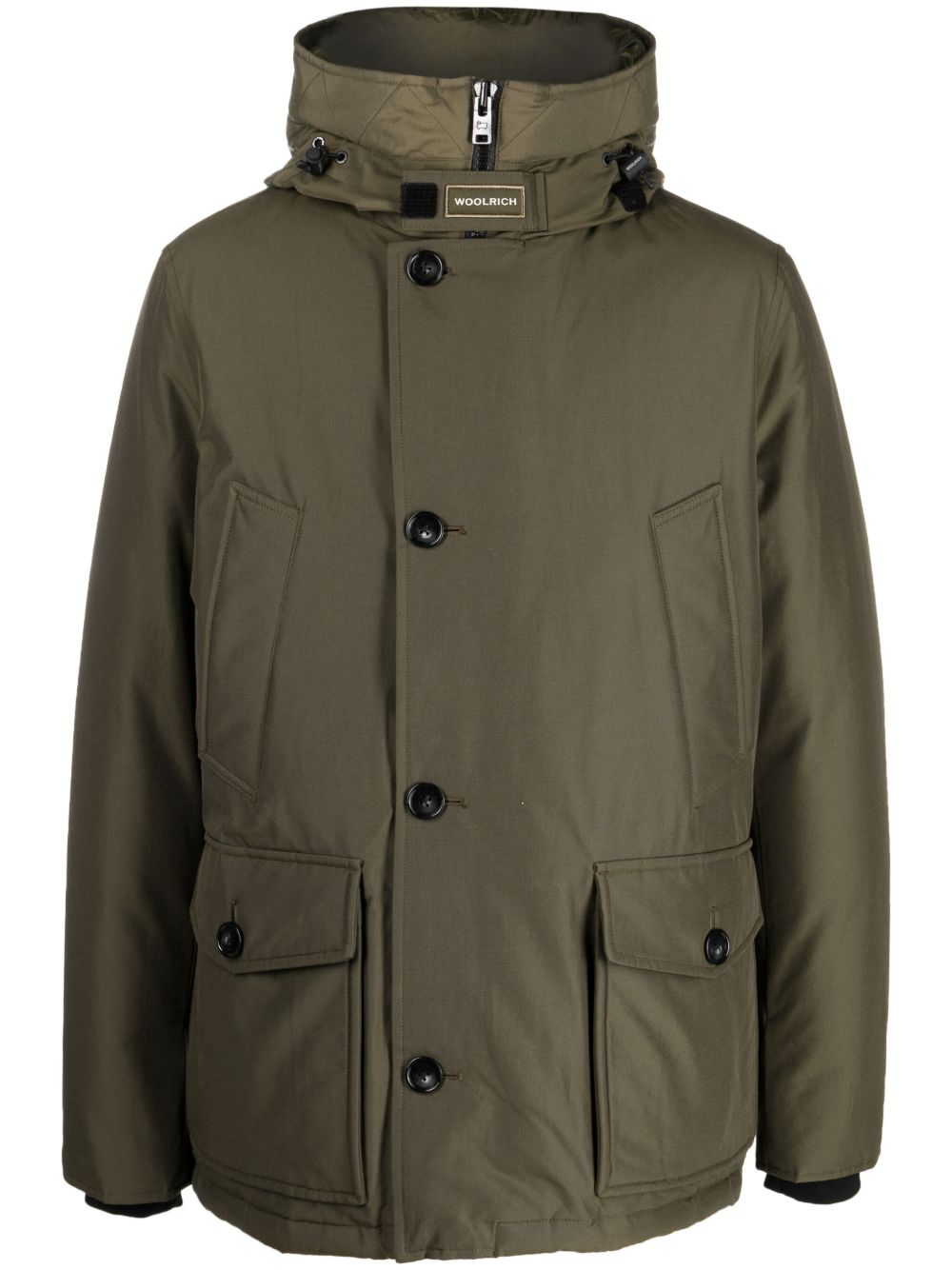Woolrich Arctic 填充派克大衣 - 绿色