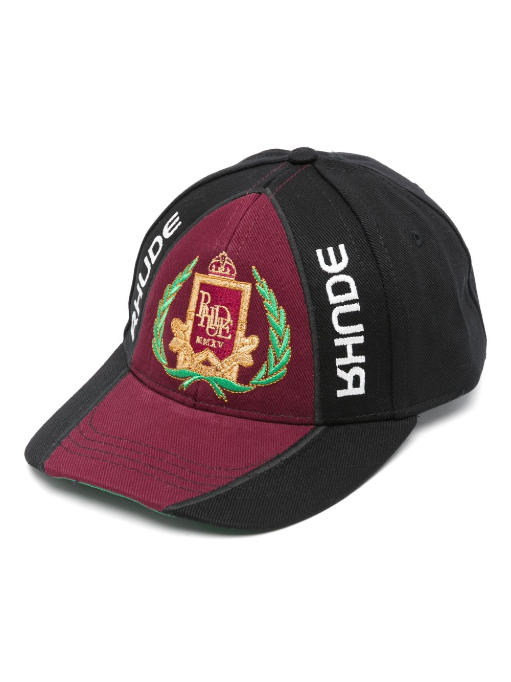 RHUDE Racing Crest 棒球帽 - 黑色