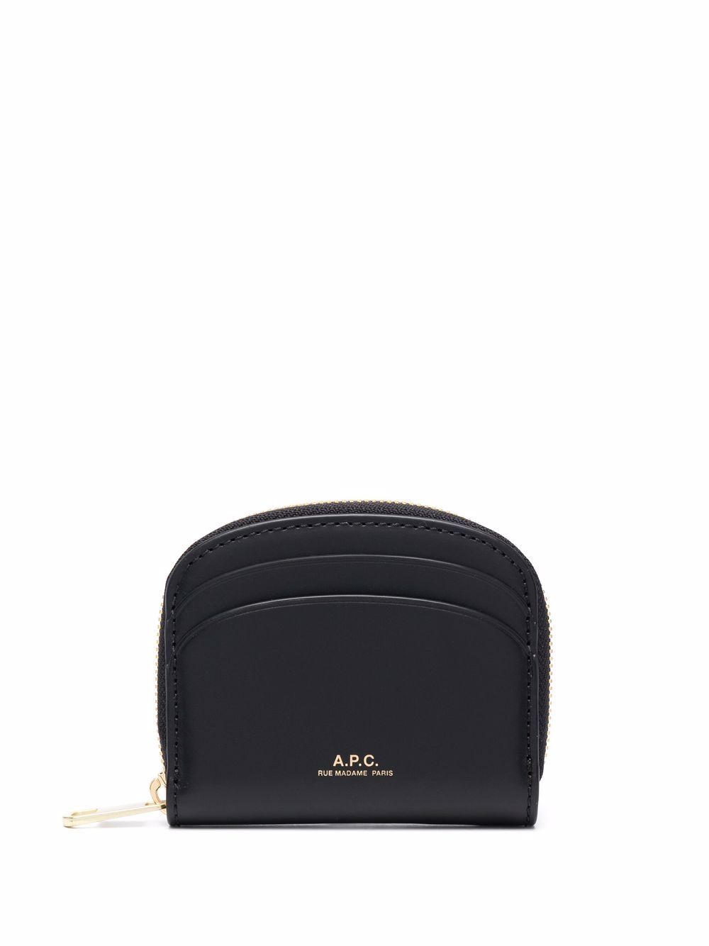 A.P.C. Demi-Lune Mini 小号钱包 - 黑色