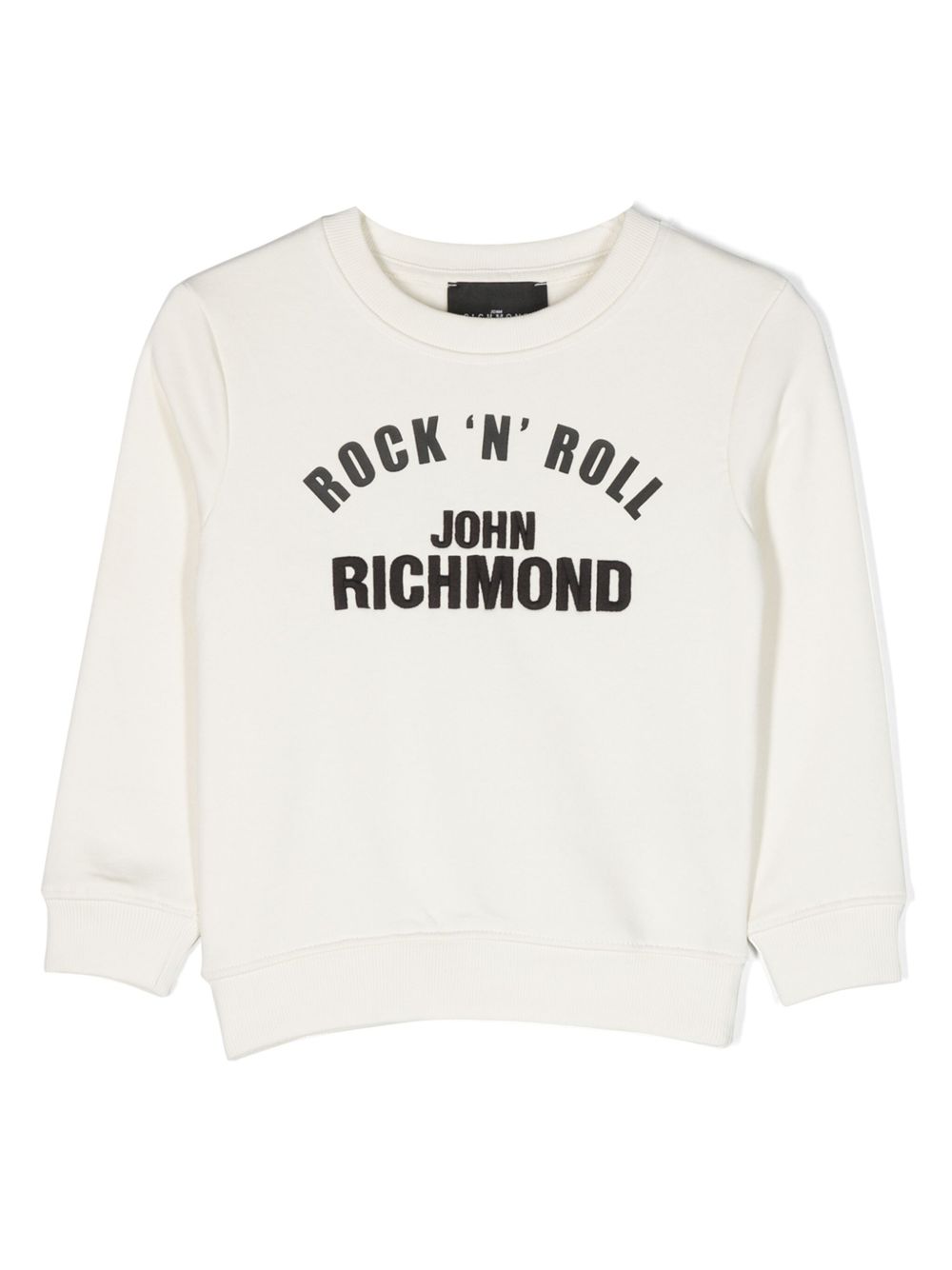 John Richmond Junior Ociuk logo印花卫衣 - 白色