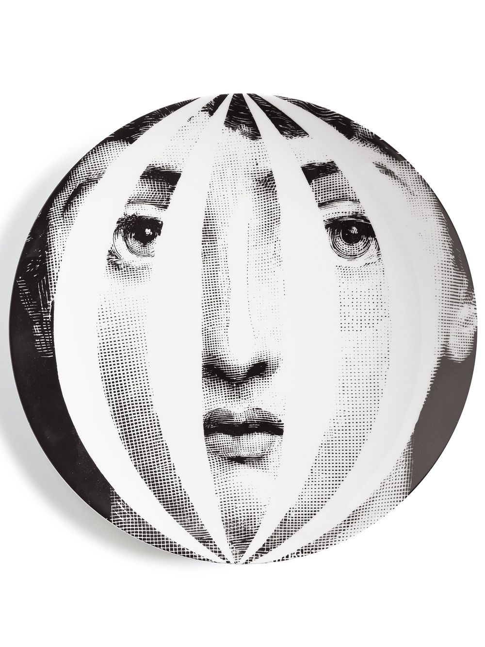 Fornasetti Tema e Variazioni n.55 装饰盘 - 白色