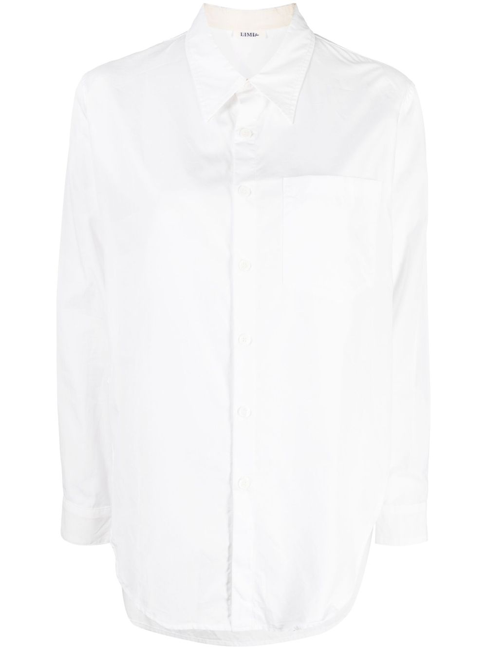 Yohji Yamamoto 长袖棉衬衫 - 白色