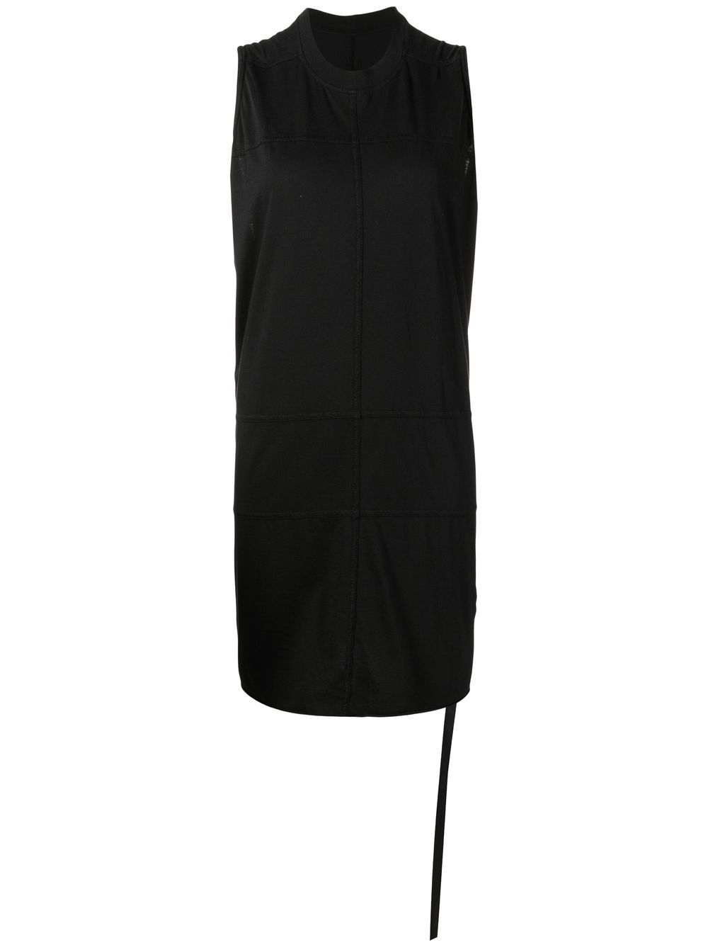 Rick Owens DRKSHDW 拼接圆领坦克背心 - 黑色