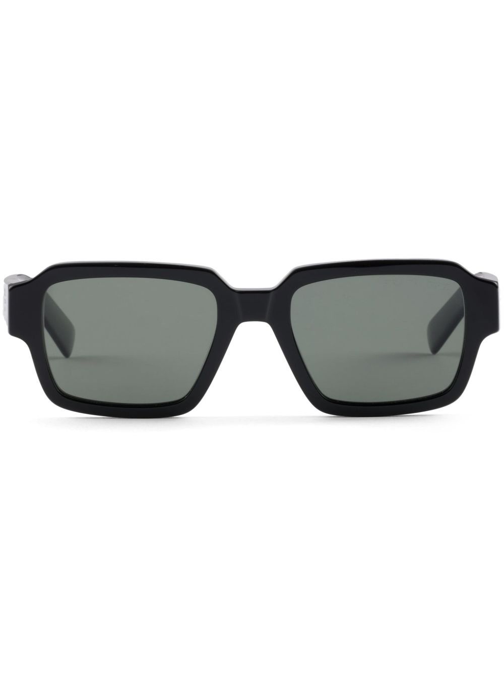 Prada Eyewear 方框太阳眼镜 - 黑色