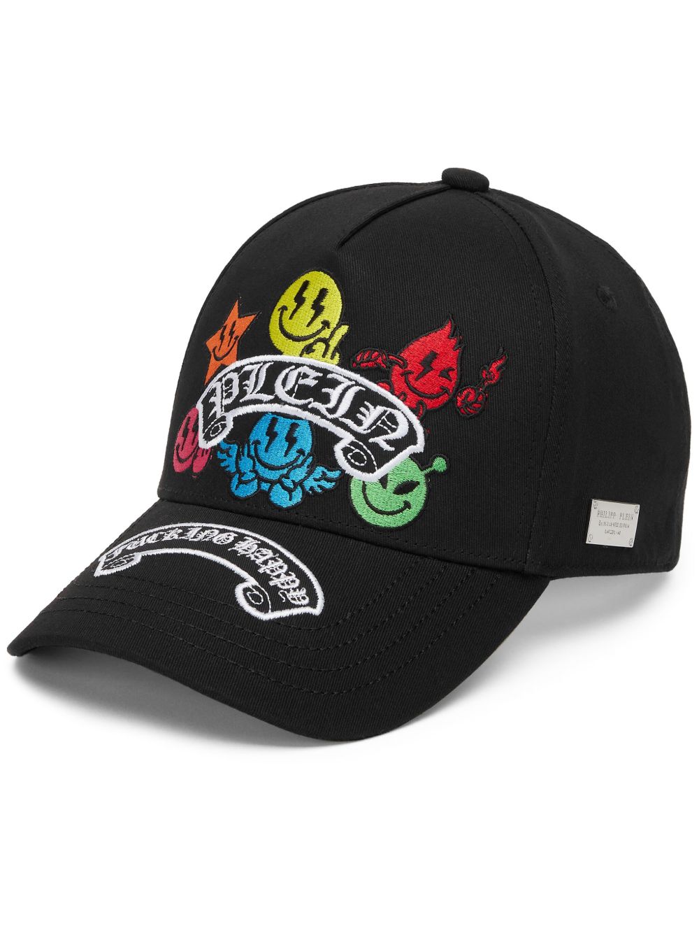 Philipp Plein Smile 棒球帽 - 黑色