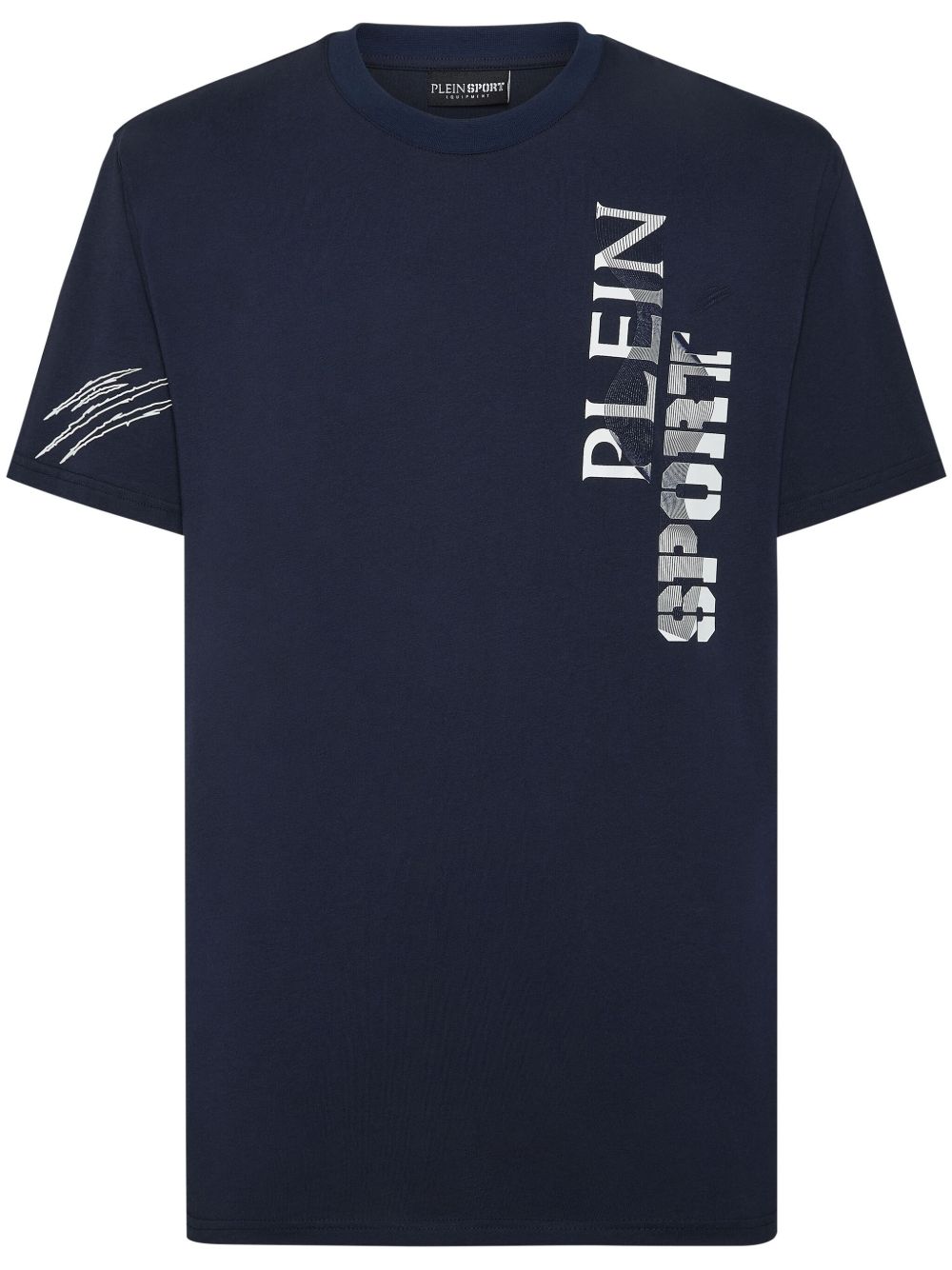 Plein Sport SS Wave logo印花T恤 - 蓝色