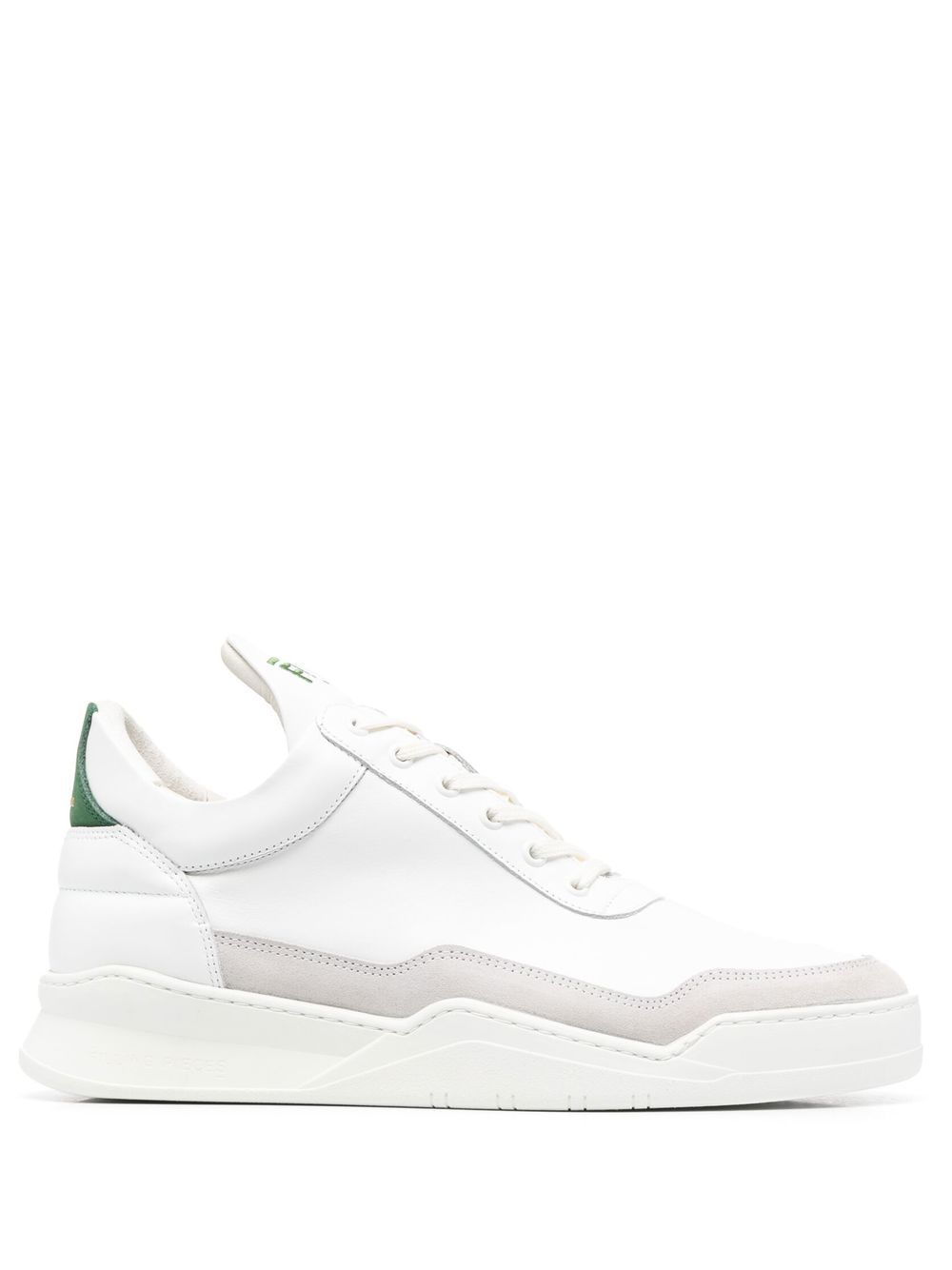 Filling Pieces 小牛皮运动鞋 - 白色