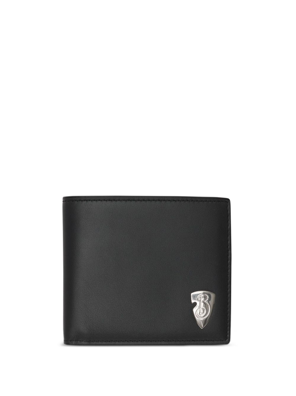 Burberry B Shield 对折钱包 - 黑色