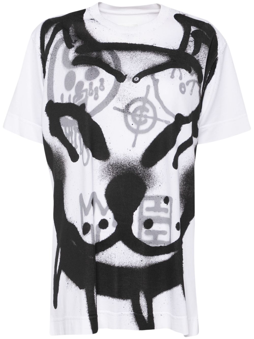 Givenchy 图案印花T恤 - 黑色