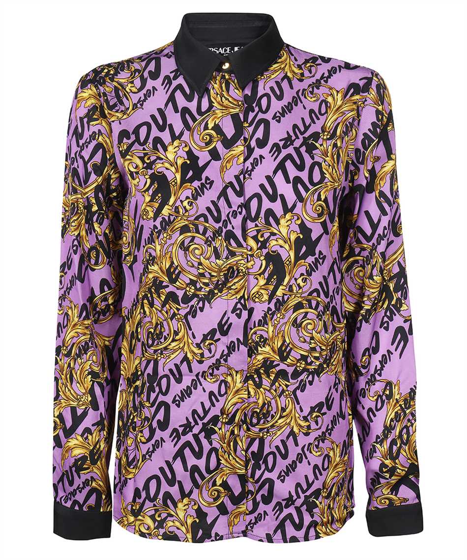 Versace Jeans Couture Printed Viscose Shirt
