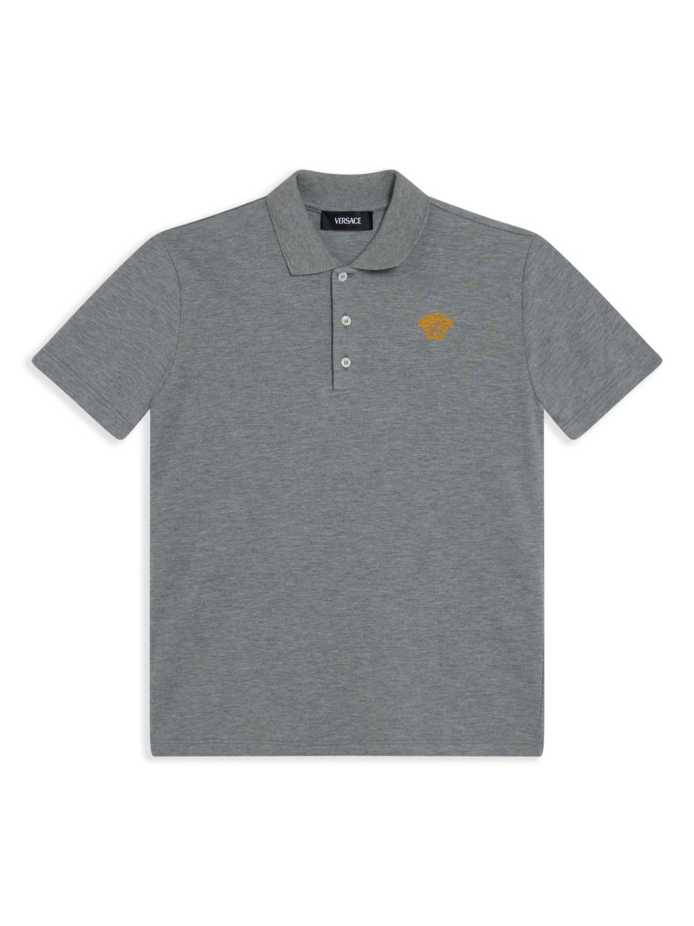 Versace Kids Medusa polo衫 - 灰色