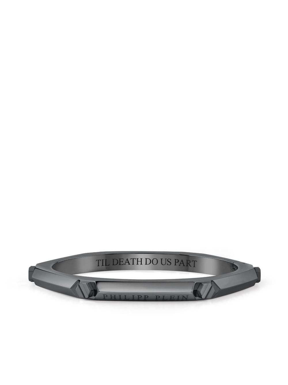 Philipp Plein 绳结饰手链 - 黑色