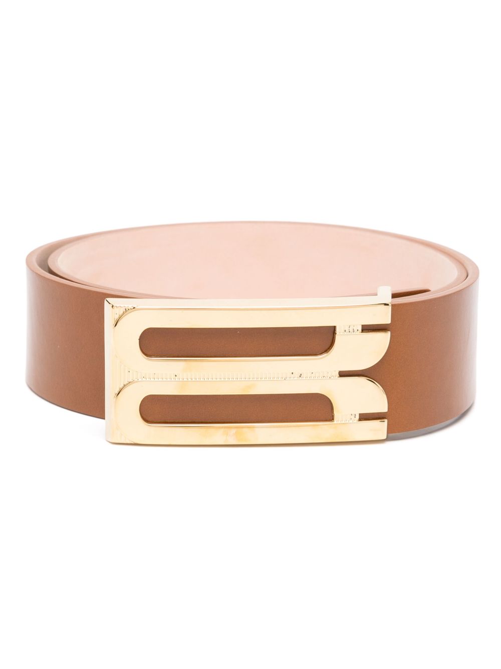 Victoria Beckham Jumbo Frame 腰带 - 褐色