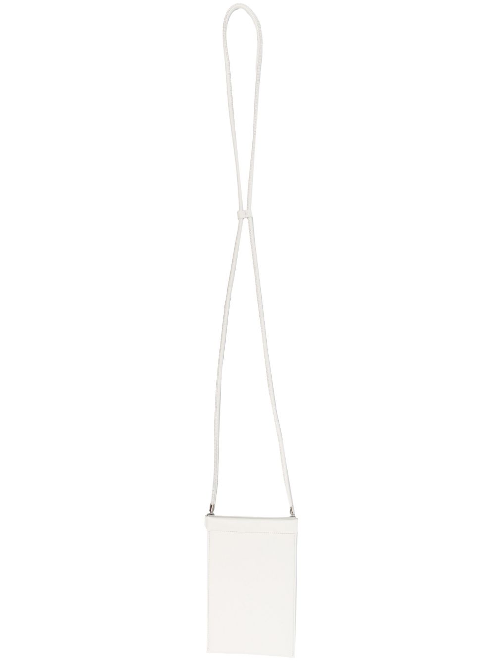 Maison Margiela 四缝线皮质手机包 - 白色