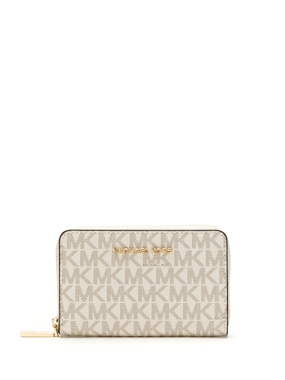 Michael Kors 小号经典logo拉链钱包 - 中性色