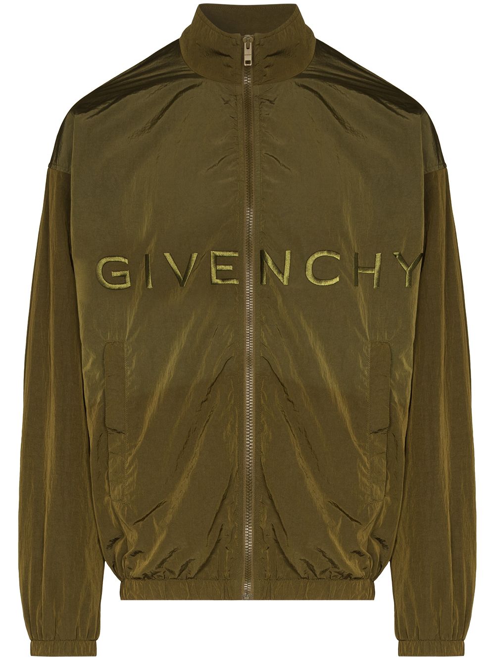 Givenchy 4G 刺绣防风衣 - 绿色