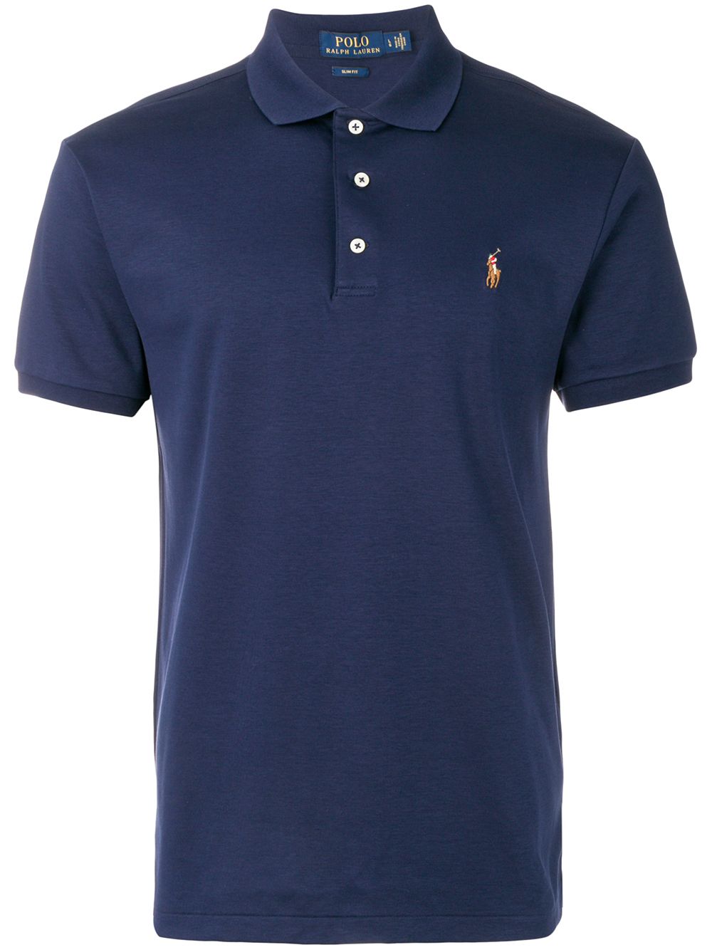 Polo Ralph Lauren logo刺绣polo衫 - 蓝色