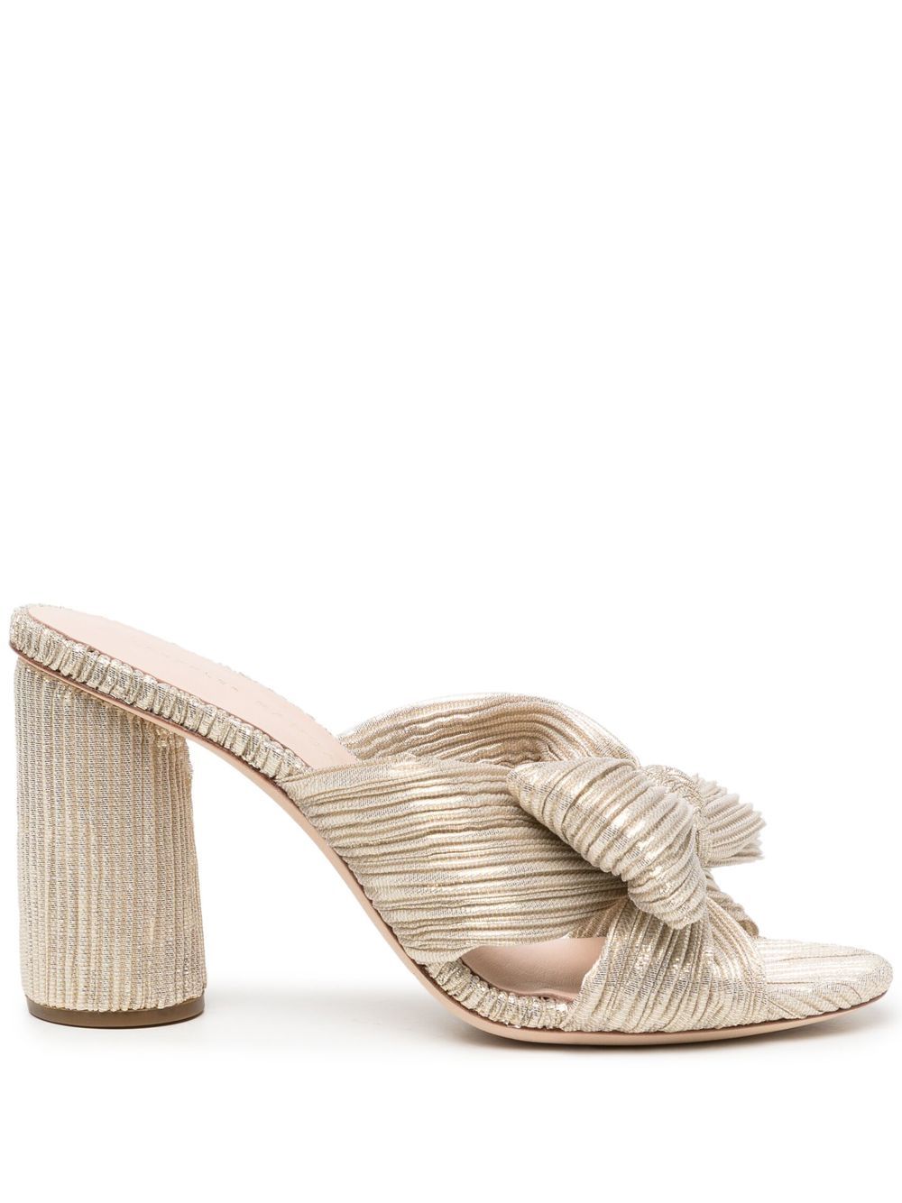Loeffler Randall Penny 蝴蝶结细节高跟凉鞋 - 银色
