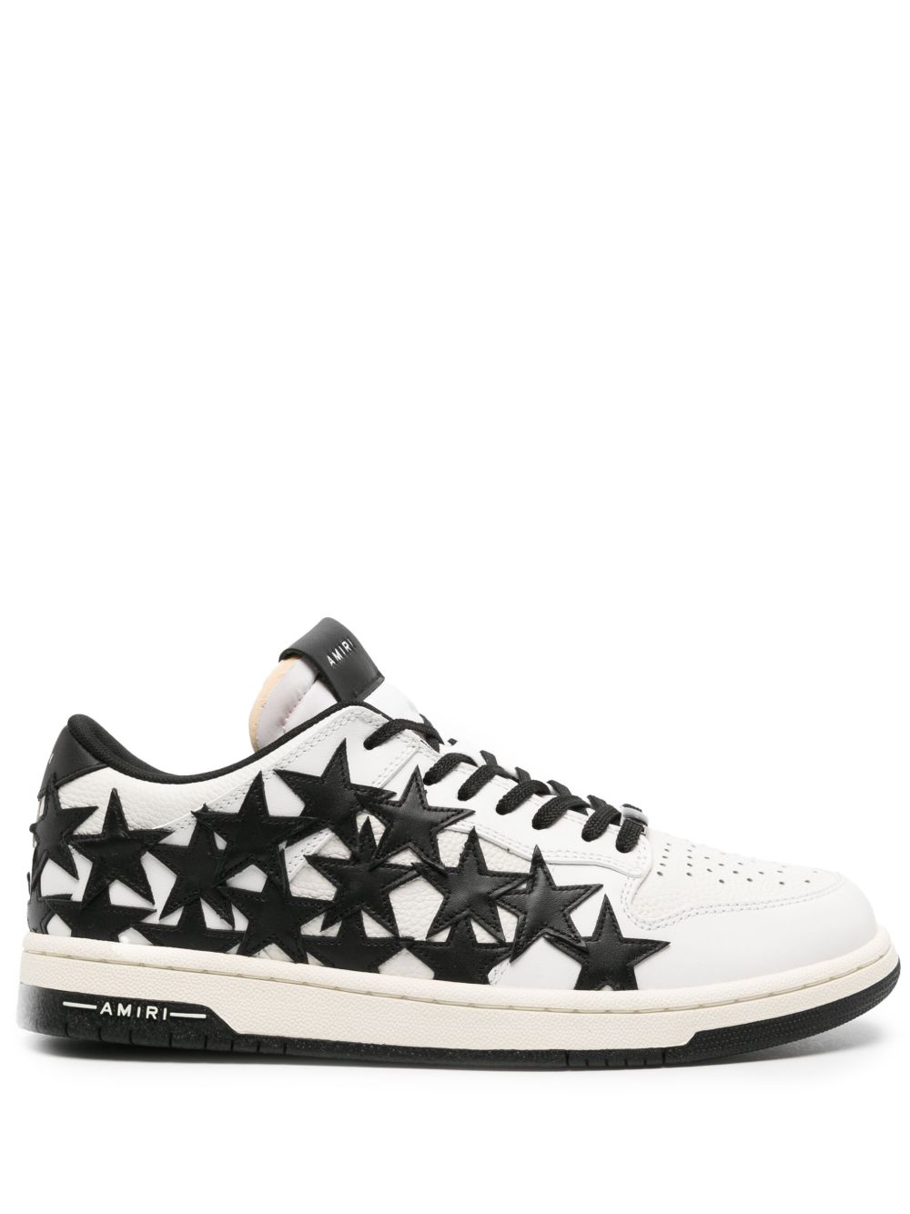 AMIRI Stars Court 皮质运动鞋 - 白色
