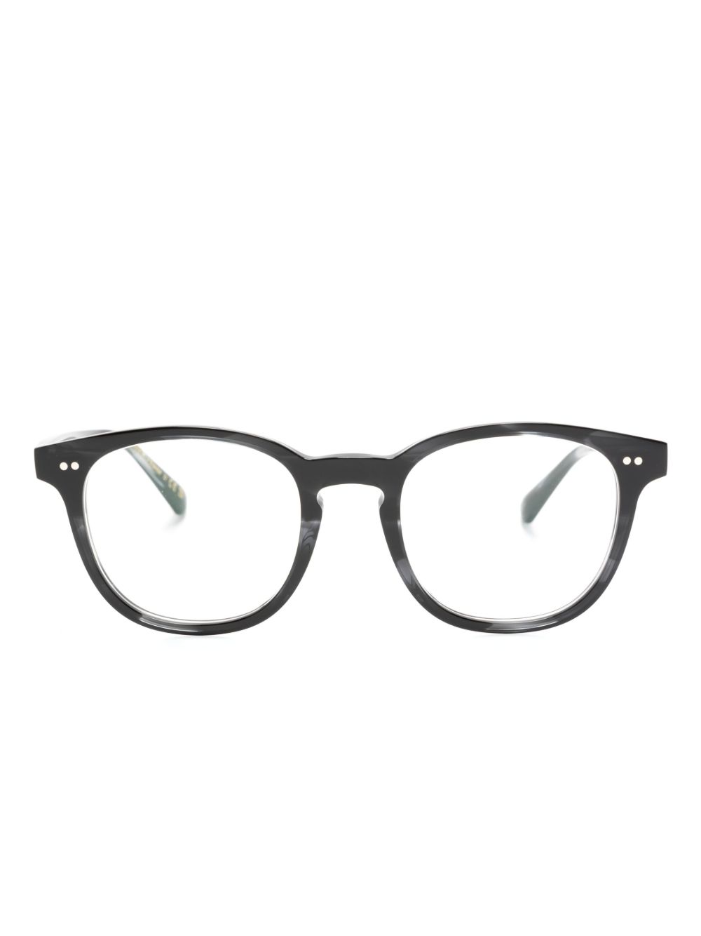 Oliver Peoples 圆框眼镜 - 蓝色