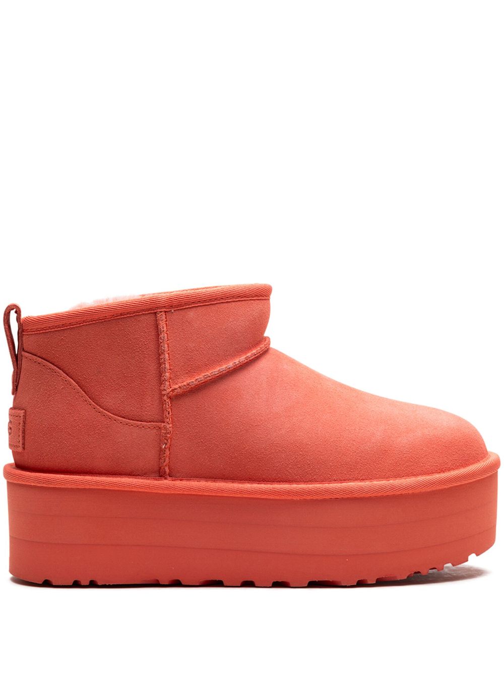 UGG Classic Ultra Mini Vibrant Coral 靴子 - 粉色