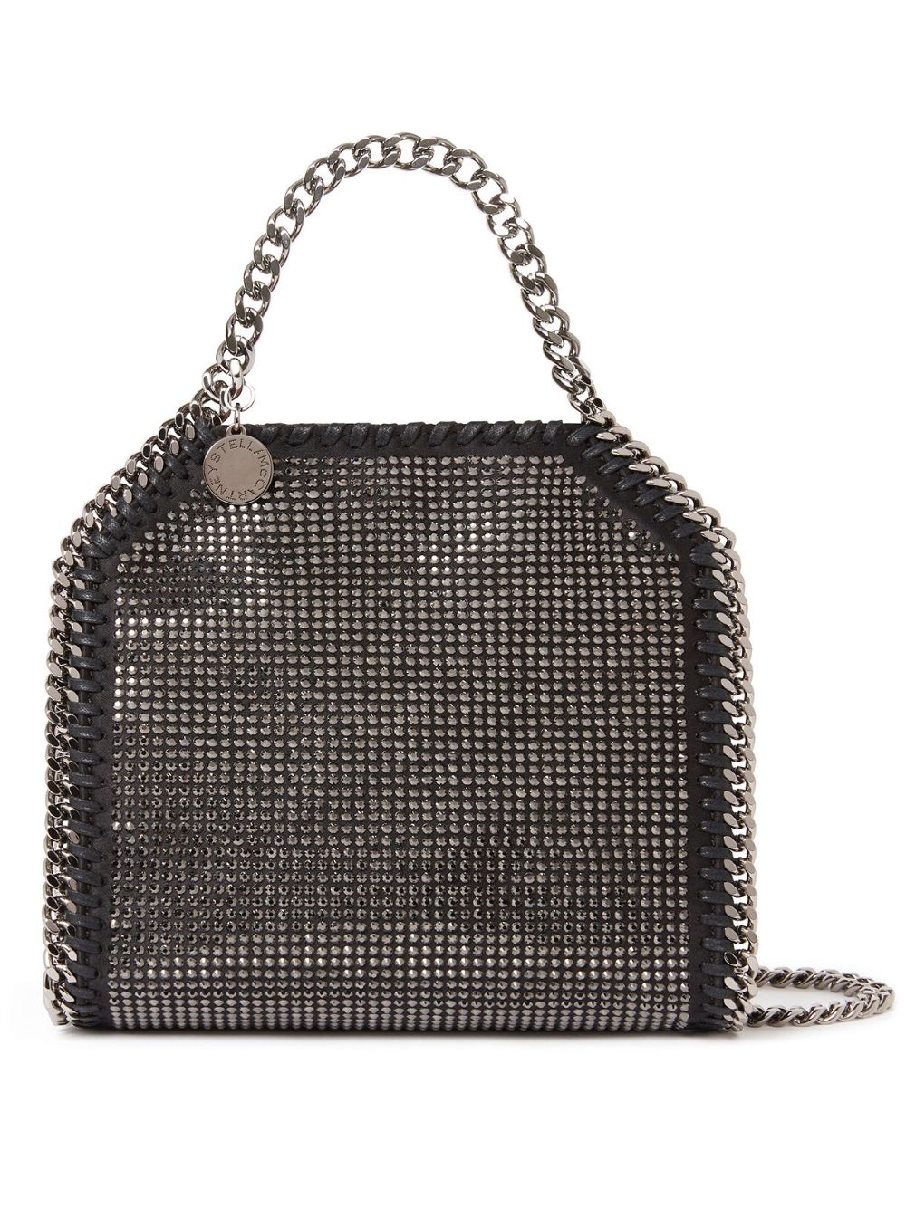 Stella McCartney Falabella 晶饰迷你包 - 黑色
