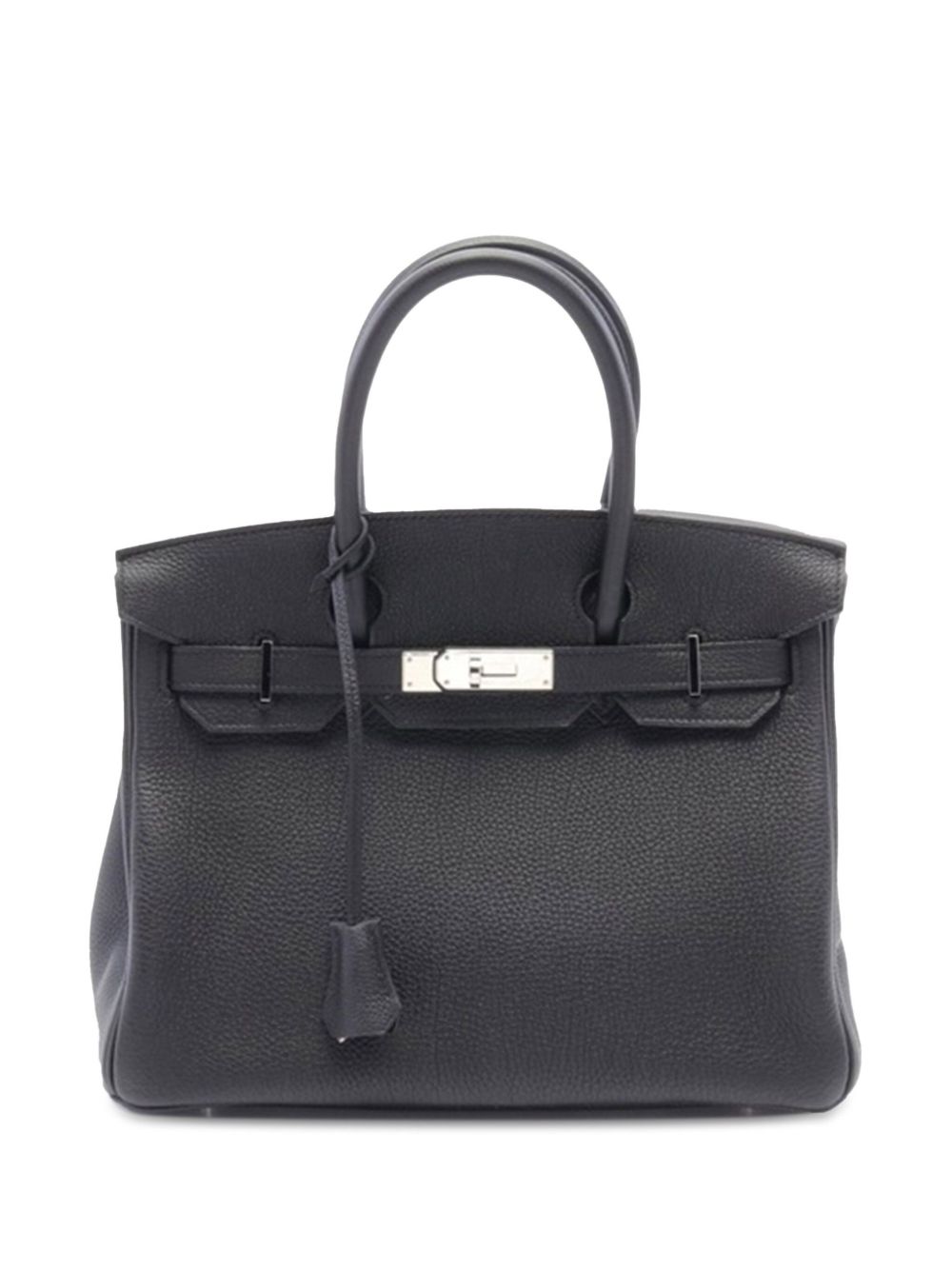 Hermès Pre-Owned Togo Birkin Retourne 30 手提包（2015年典藏款） - 黑色