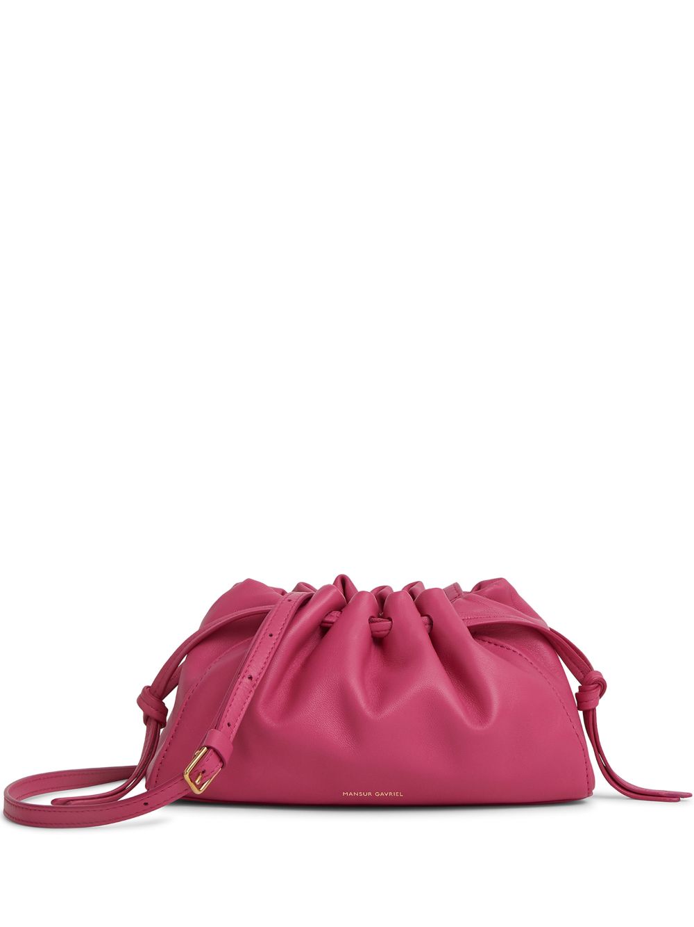 Mansur Gavriel Cloud 迷你小羊皮手拿包 - 粉色