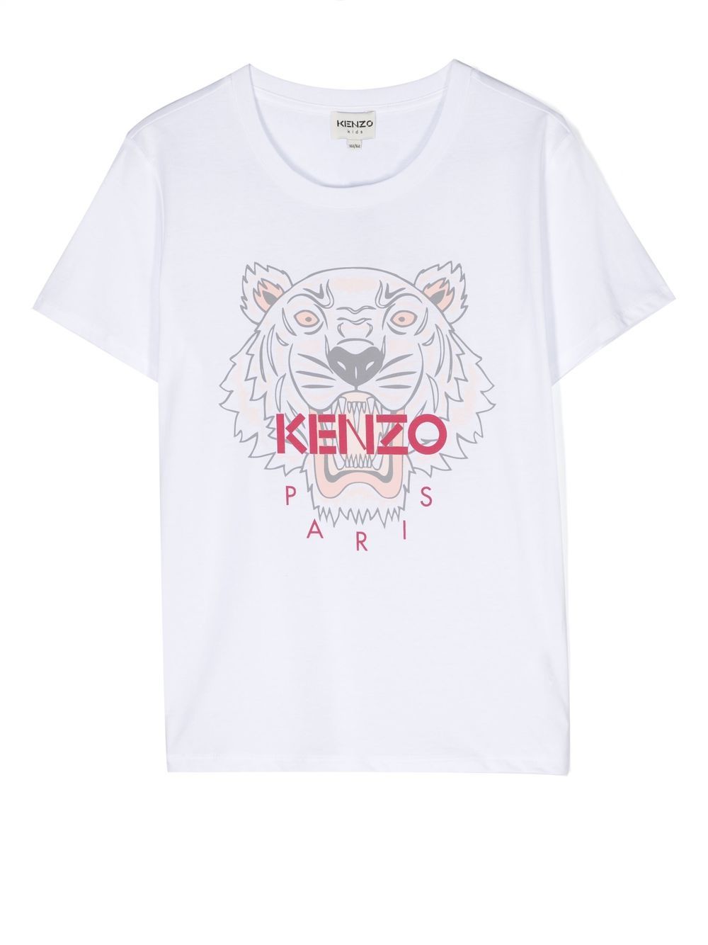 Kenzo Kids logo印花短袖T恤 - 白色
