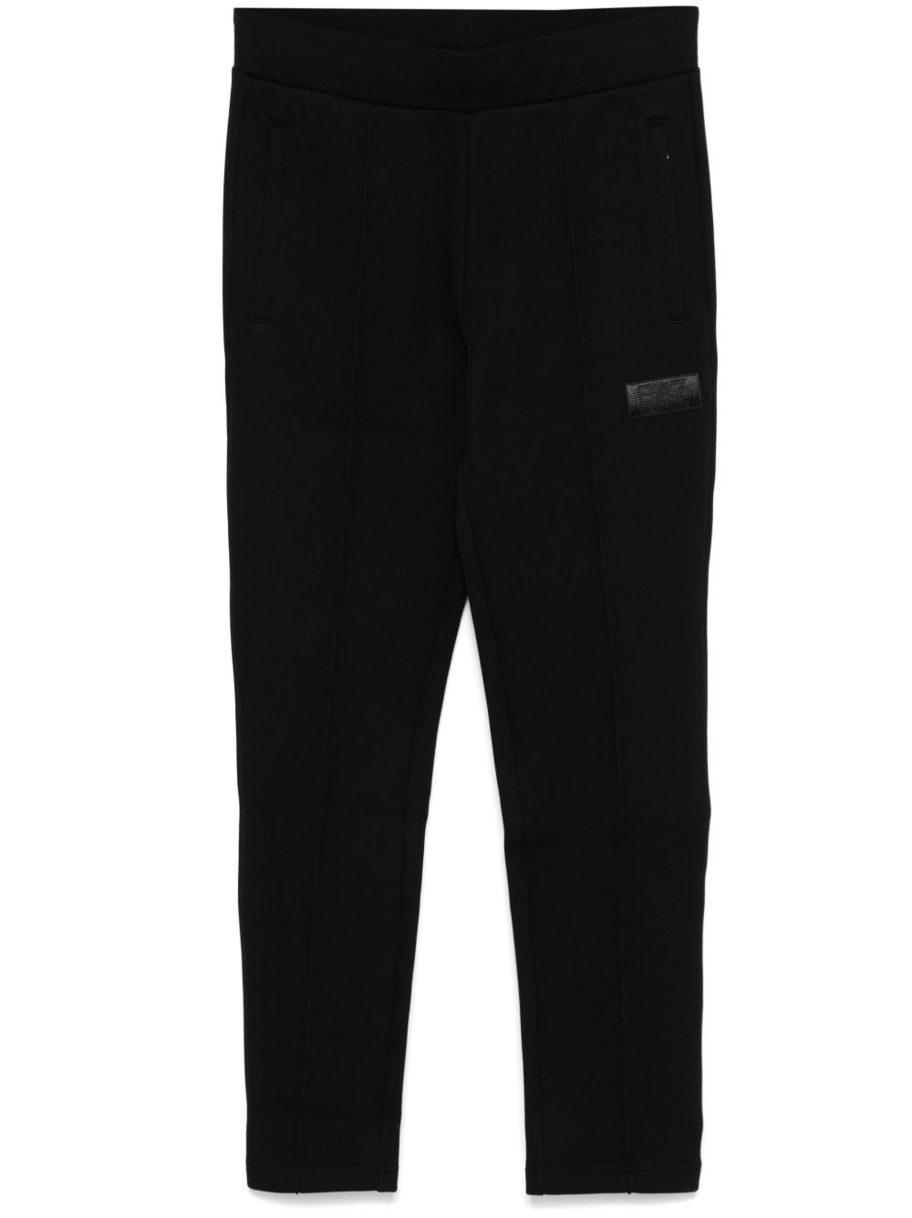 Ea7 Emporio Armani 标贴运动裤 - 黑色
