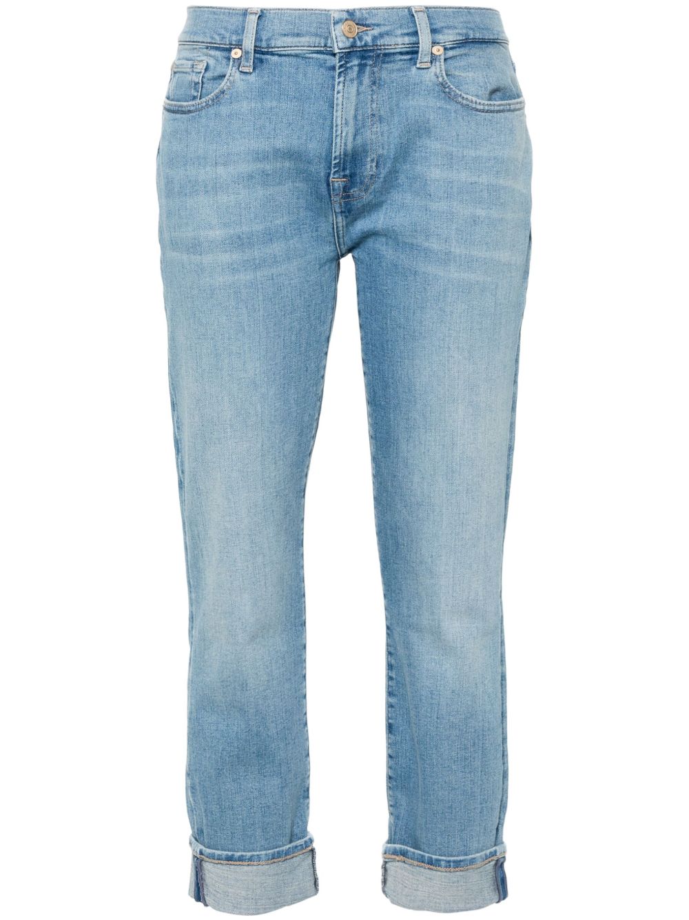7 For All Mankind 中腰男友风牛仔裤 - 蓝色