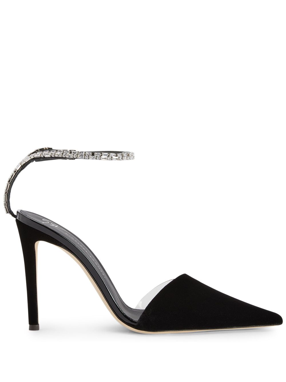 Giuseppe Zanotti Nantes 尖头高跟鞋 - 黑色