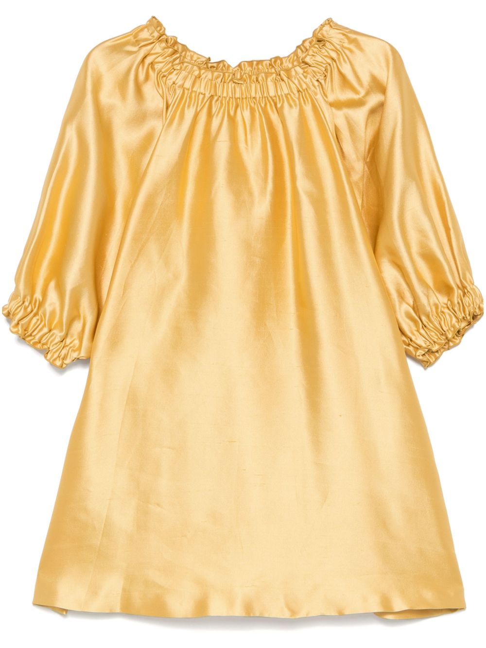 Max Mara Lepre 迷你连衣裙 - 黄色
