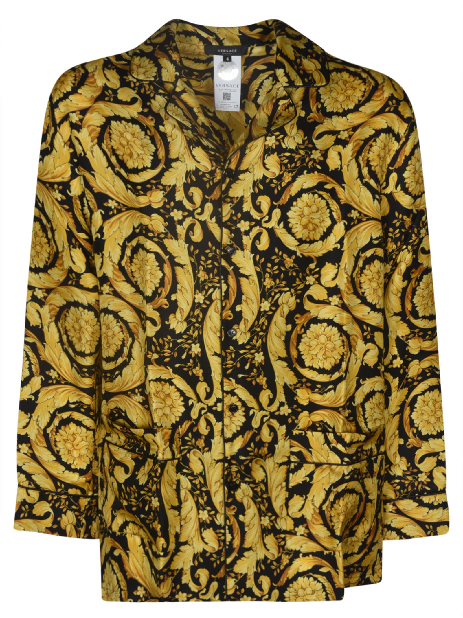 Versace Monogram Print Shirt