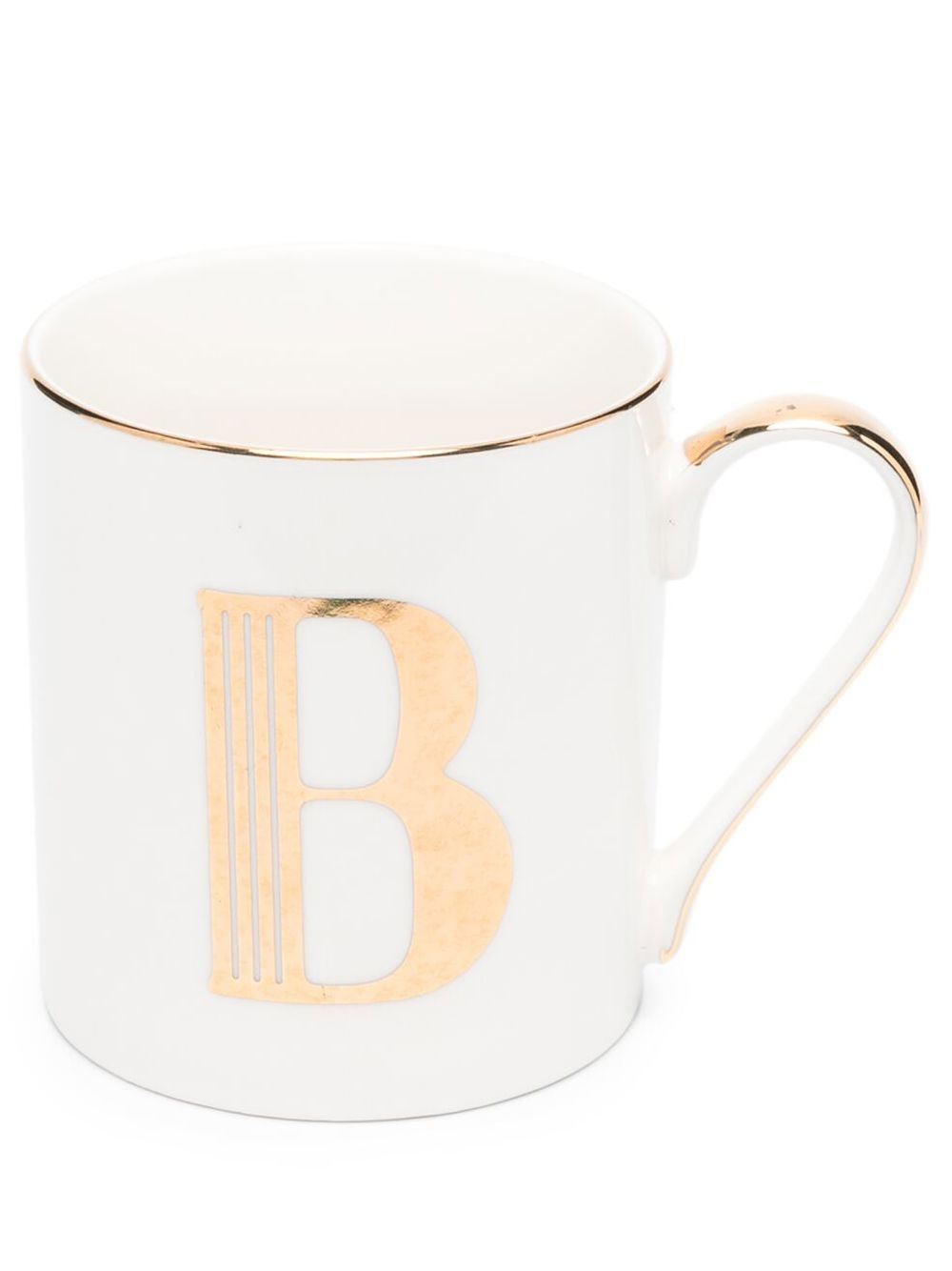 Bitossi Home Letter-B 陶瓷马克杯 - 白色