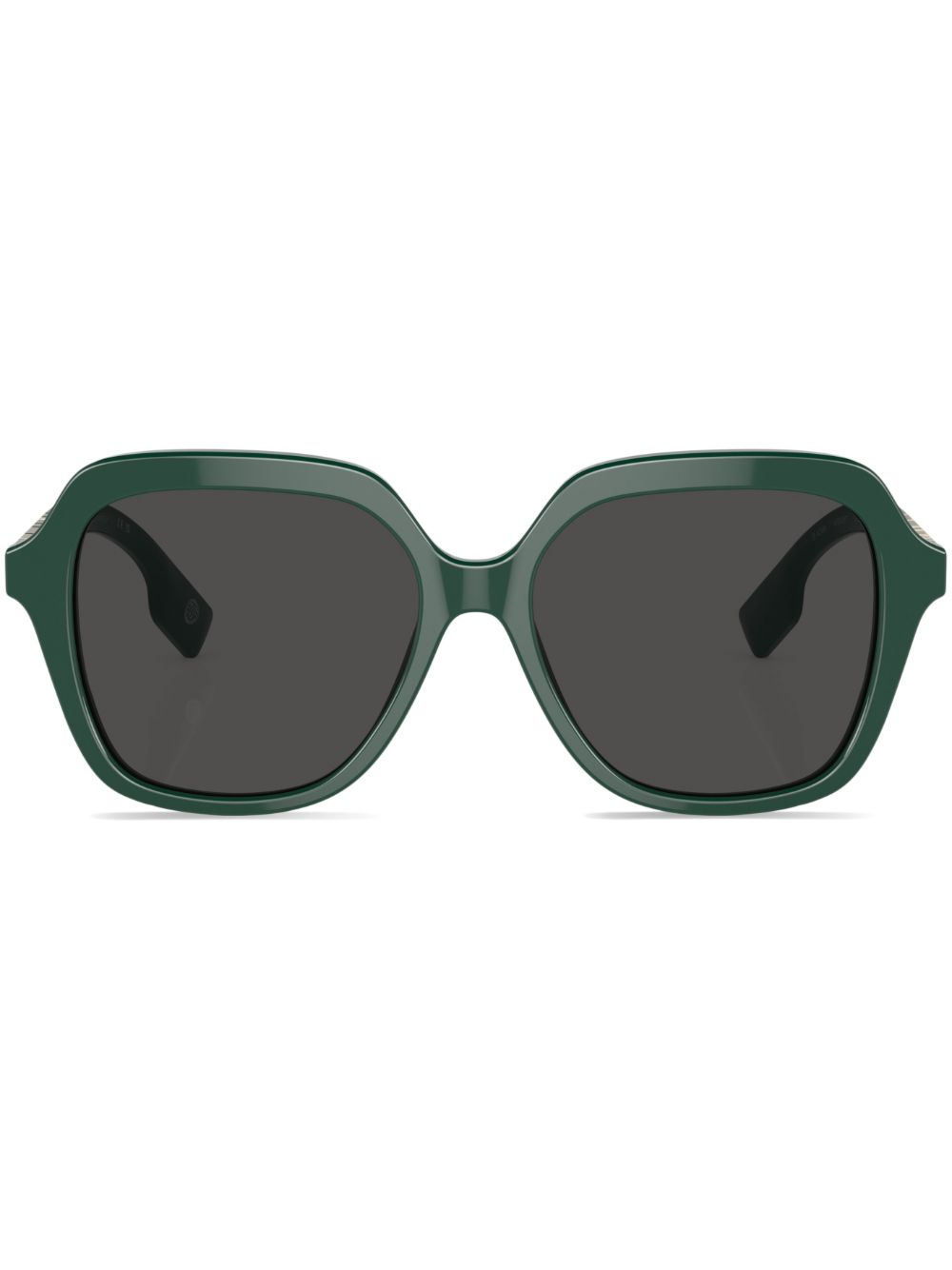 Burberry Eyewear Joni logo太阳眼镜 - 绿色