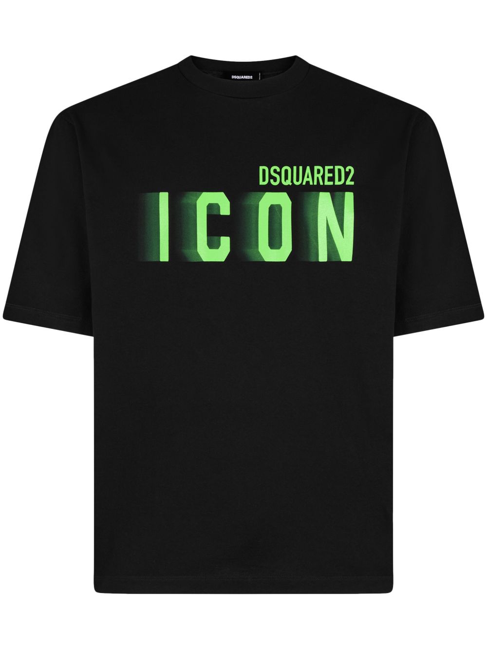 DSQUARED2 logo印花T恤 - 黑色