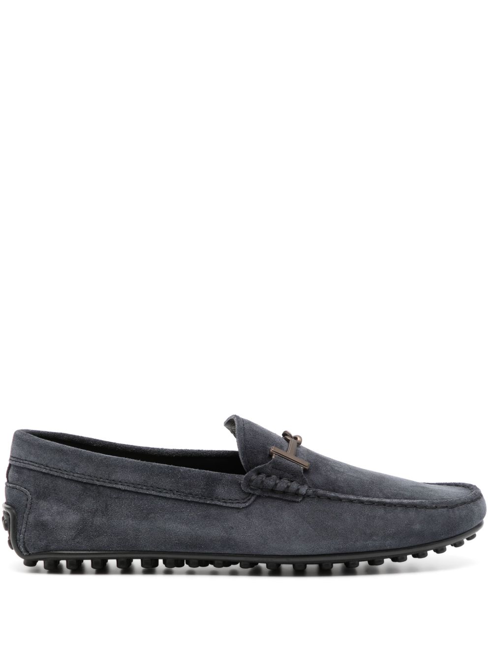 Tod's Gommino 绒面皮乐福鞋 - 蓝色