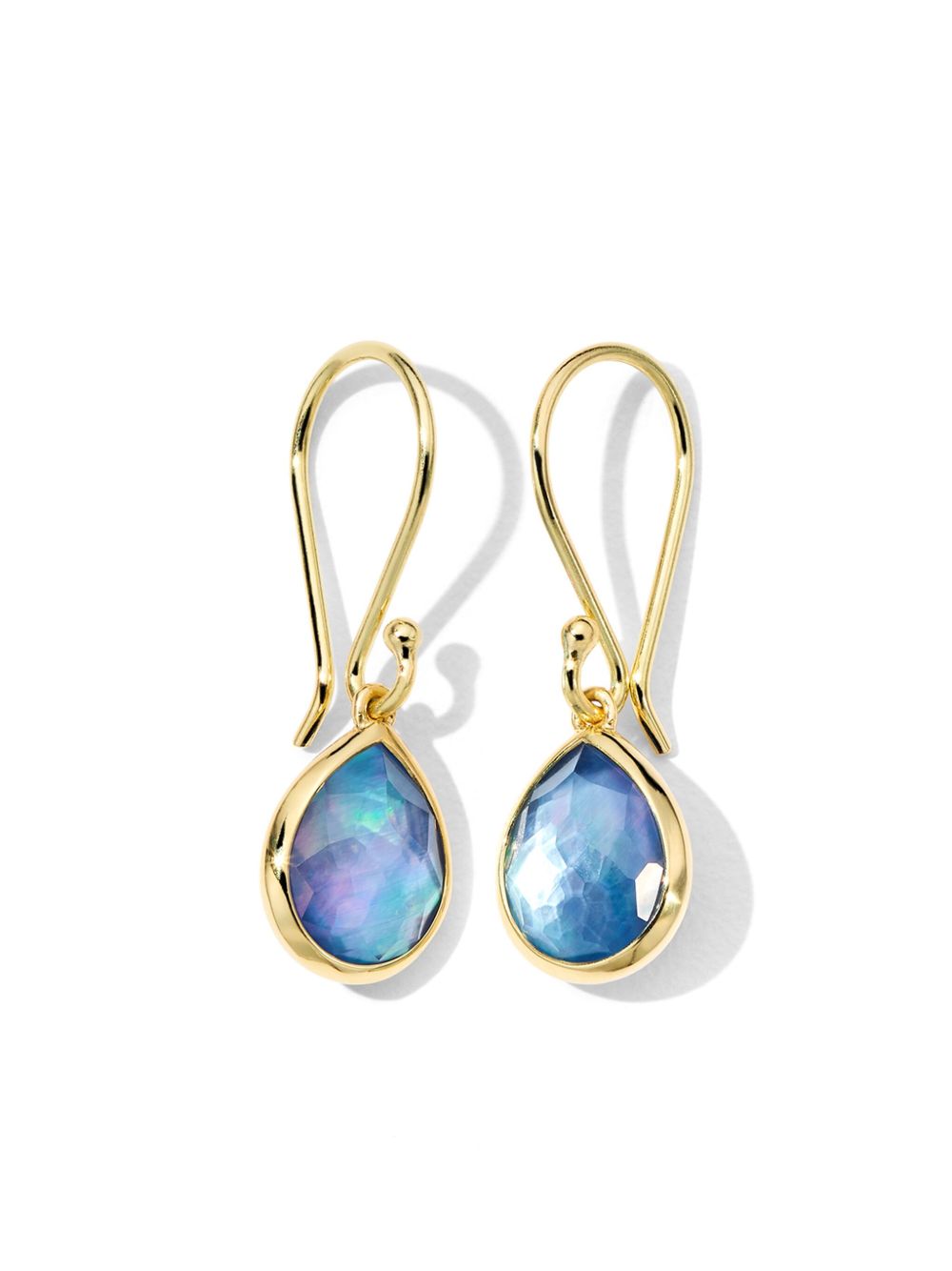 IPPOLITA 18K黄金 Rock Candy 中号泪滴形耳环 - 金色