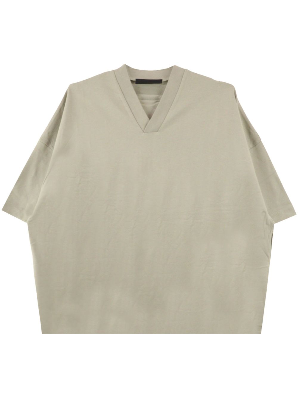 FEAR OF GOD ESSENTIALS logo印花V领棉T恤 - 中性色