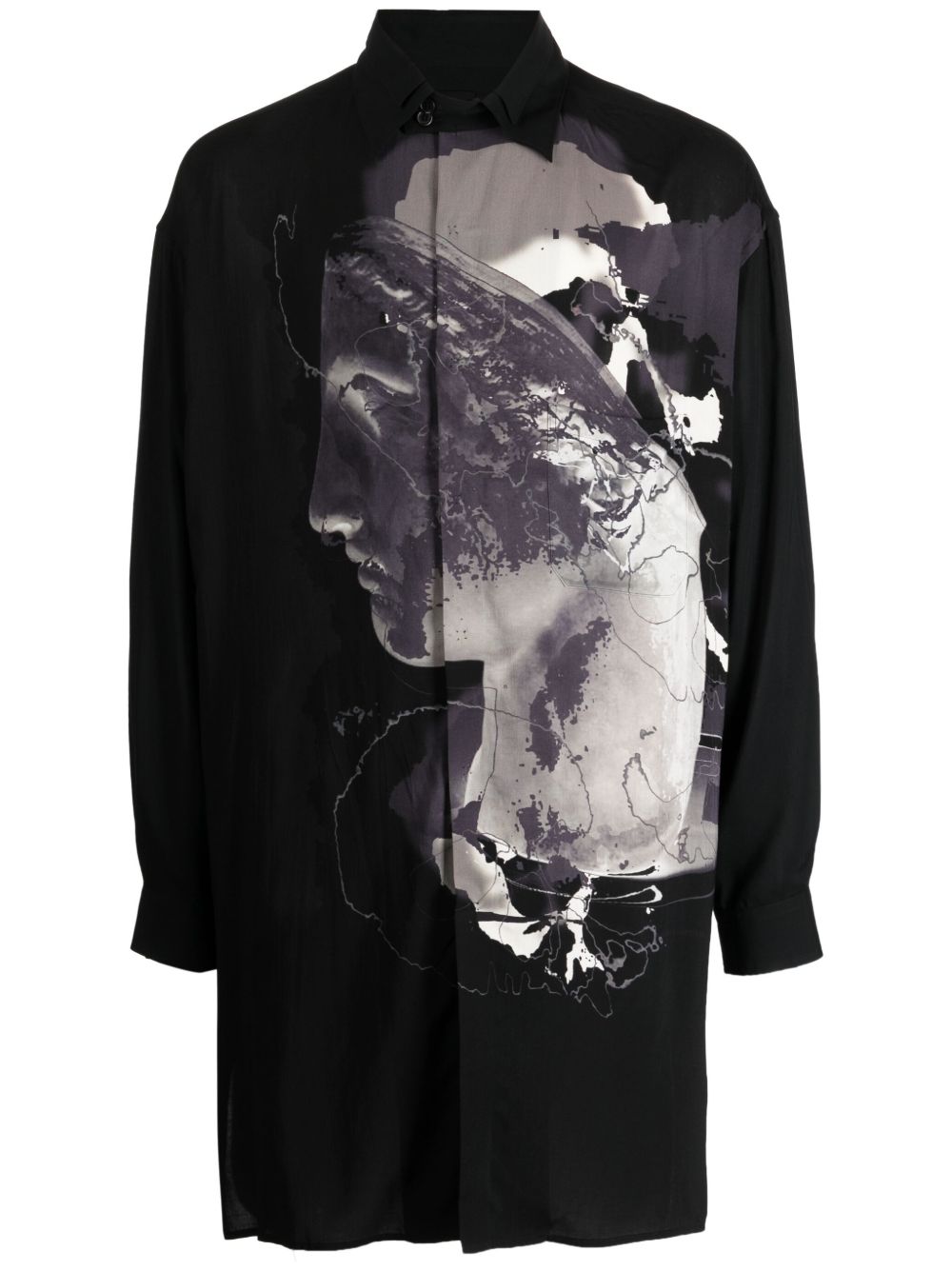 Yohji Yamamoto 218/1+227/1 R-Yohji Has B 衬衫 - 黑色