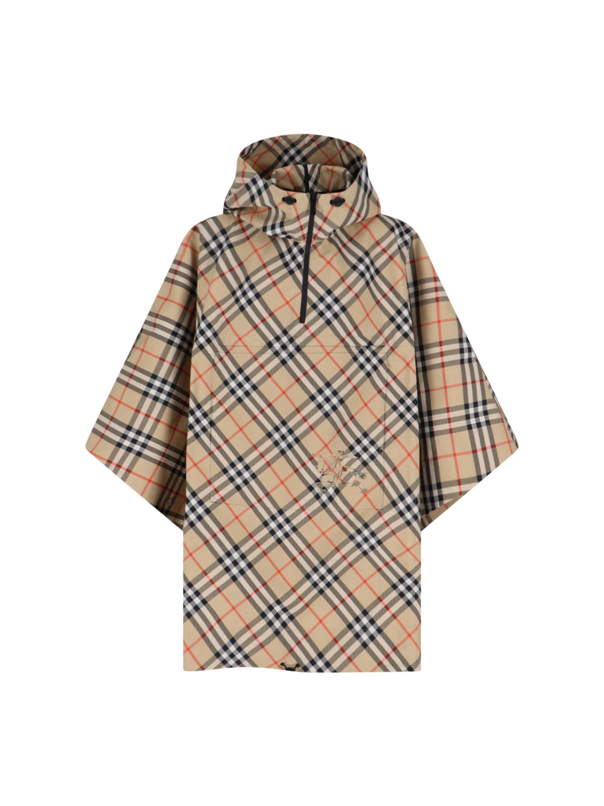 Burberry 防水带帽Check